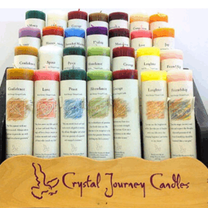 Crystal Journey Pillar Candles