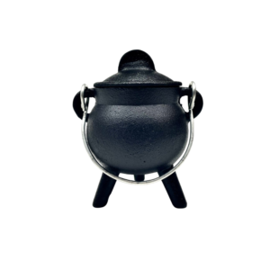 Mini Cast Iron Cauldron with Lid